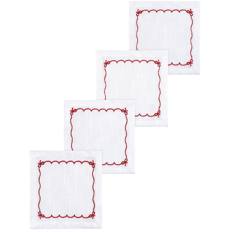 Bowtique Cocktail Napkins Set of 4