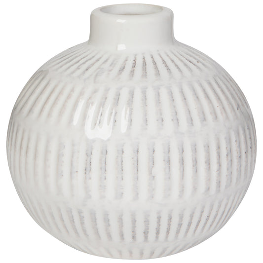 Pearl Ceramic Bud Vase