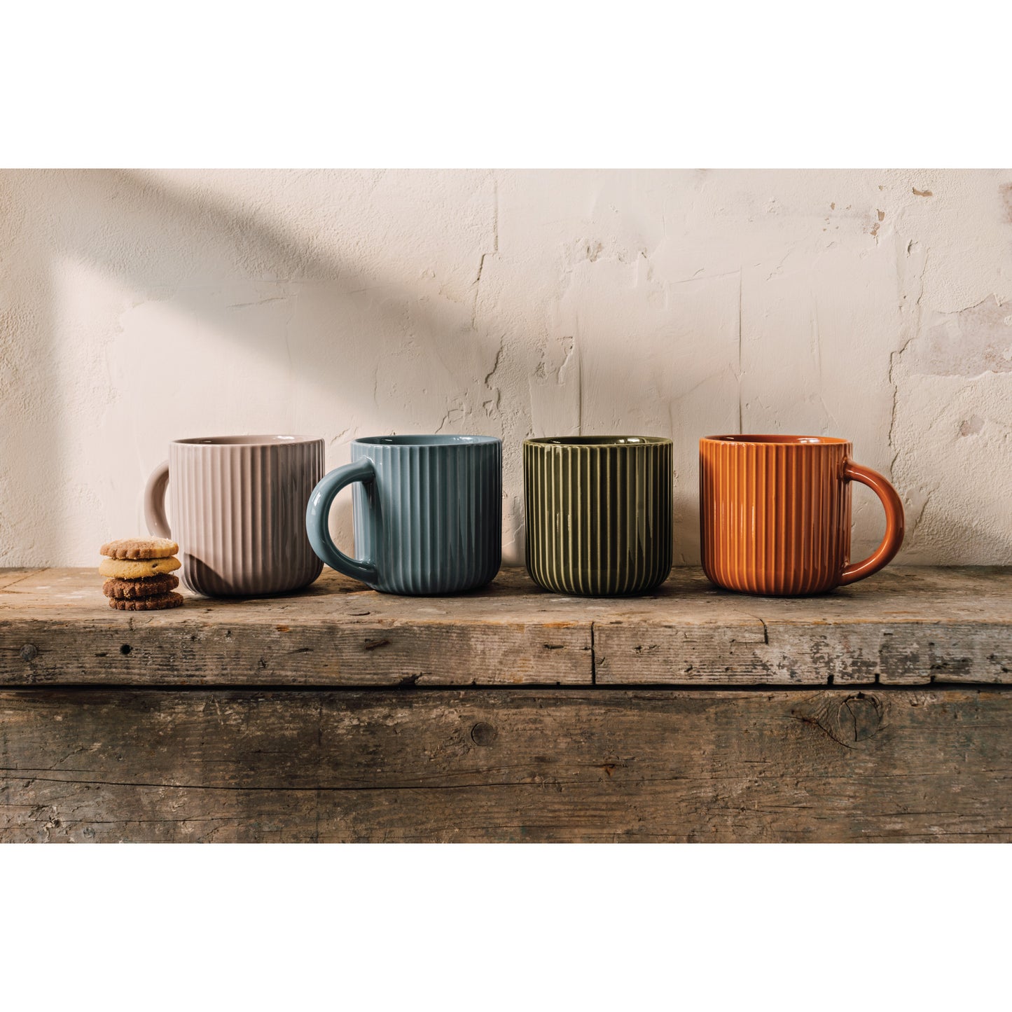 Fluted Mug - Driftwood