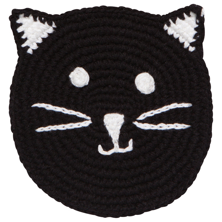 Meow & Furever Crochet Coasters Set of 4 Assorted