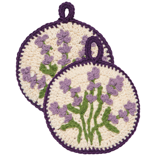 Lavender Tawashi Dishcloths Set of 2