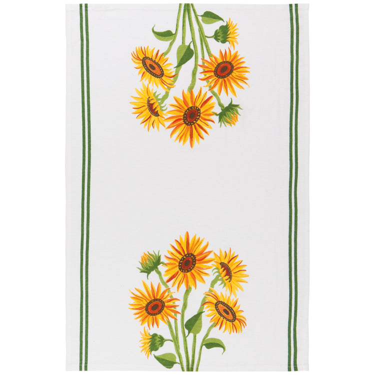 Sunflower Splendor Bakers Floursack Dishtowels Set of 3