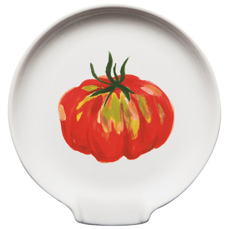 Heirloom Tomatoes Printed Spoon Rest