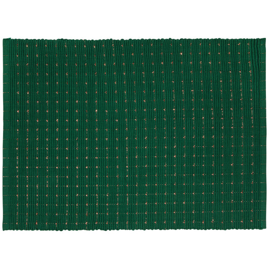 Green Copper Ribbed Placemat