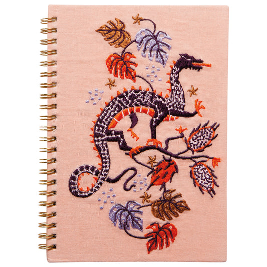 Ember Embroidered Notebook