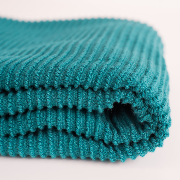 Ripple Peacock Green Dishtowel