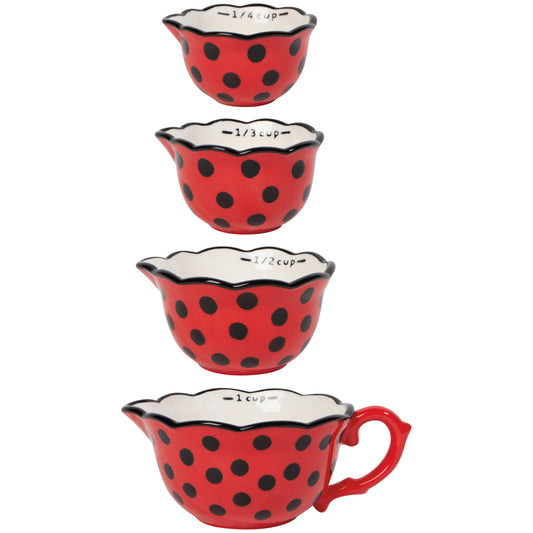 Ladybugs Measuring Cups Set of 4