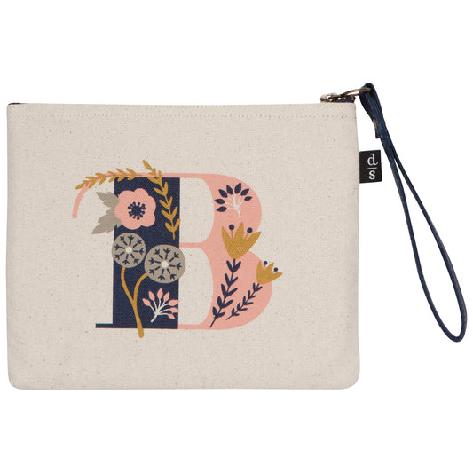 Monogram B Small Zipper Pouch