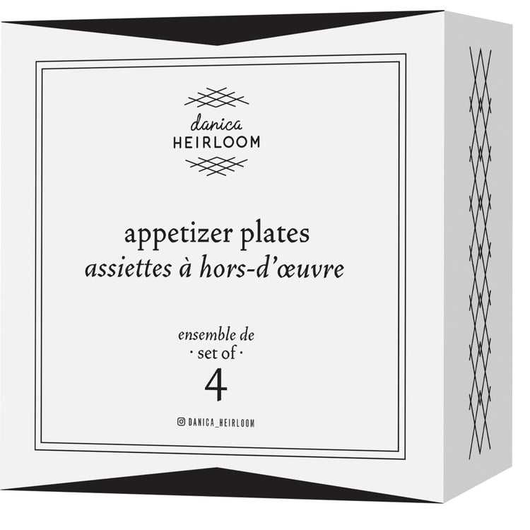 Roselle Plates Set of 4 assorted