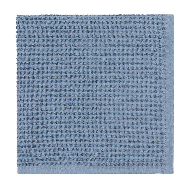 Slate Blue Ripple Dishcloths Set of 2