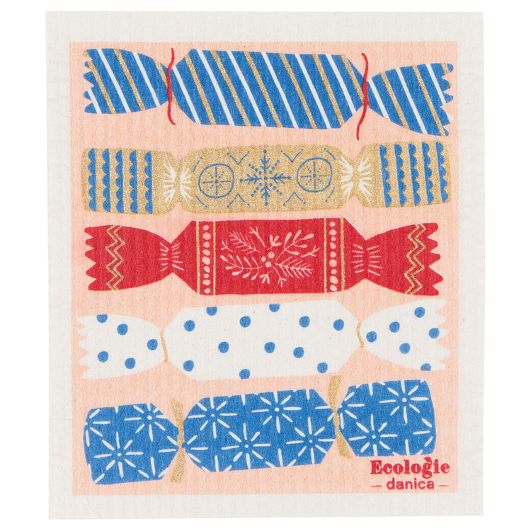 Christmas Crackers Swedish Sponge Cloth