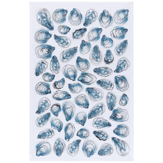 Oysters Printed Dishtowel