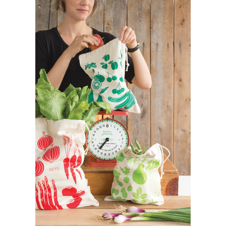 Fruit And Veggie Reusable Produce Bags Set of 3