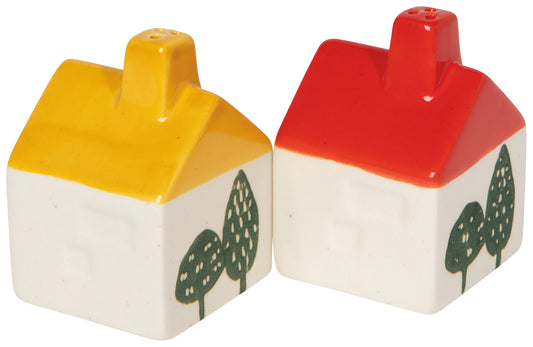 Houses Salt and Pepper Shakers Set of 2