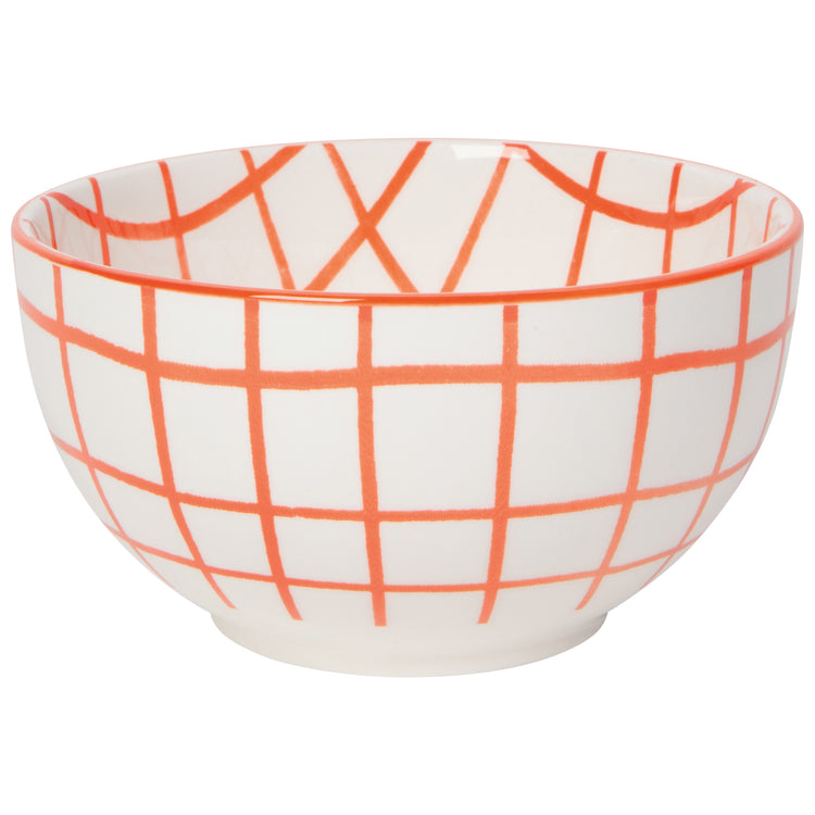 Wobbly Check Everyday Bowls Set of 4