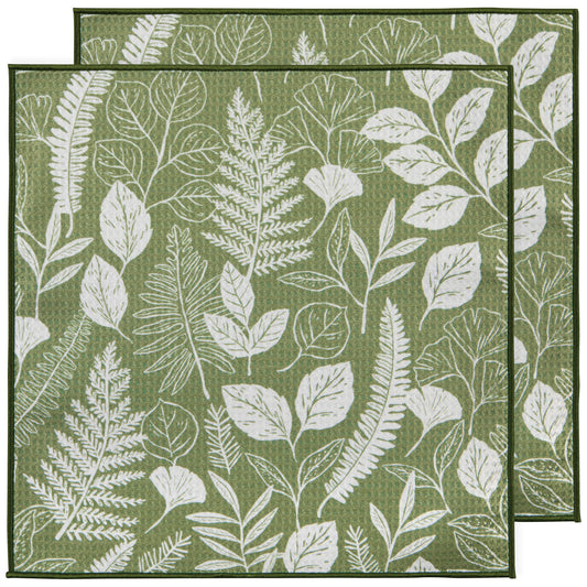 Fern & Frond Recycled Microfibre Dishcloths Set of 2