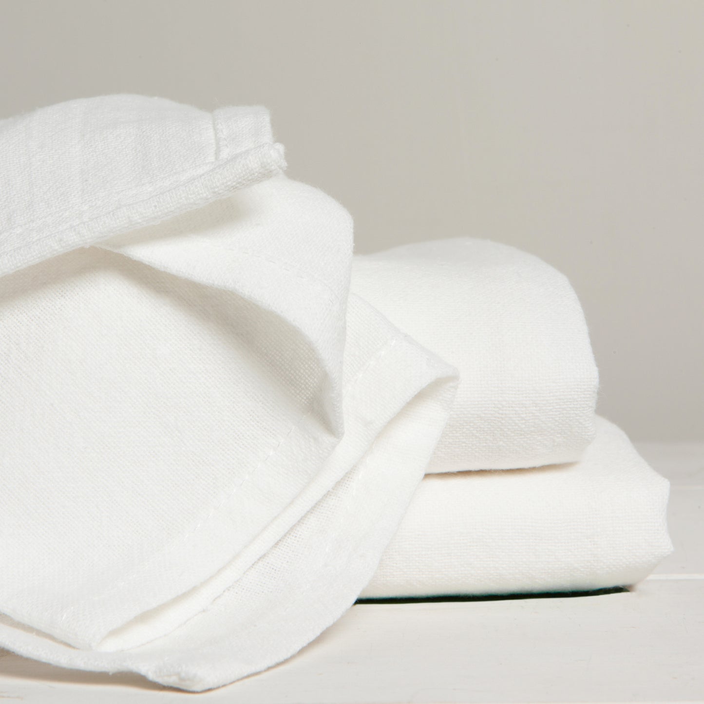 Unbleached Cotton Baker's Floursack Dishtowels Set of 3