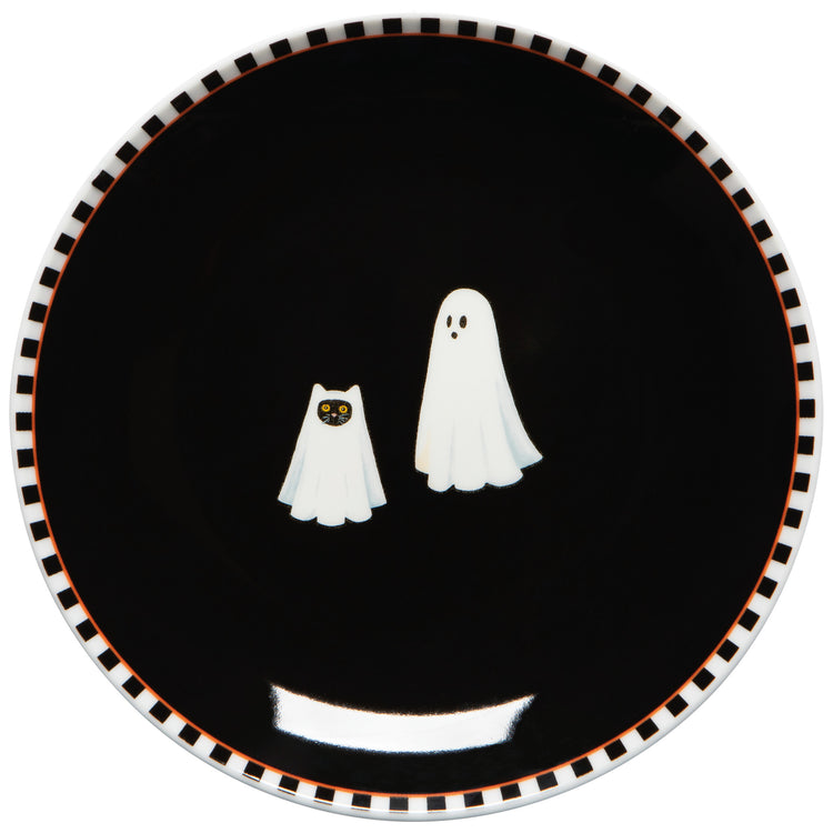 Kindred Spirits Halloween Appetizer Plates Set of 4