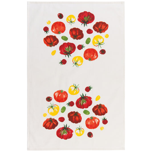 Heirloom Tomatoes Printed Terry Dishtowel