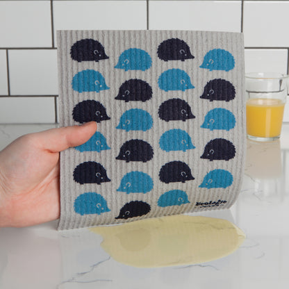 Happy Hedgehog Swedish Dishcloth