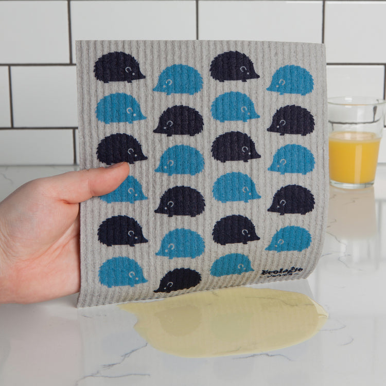 Happy Hedgehog Swedish Dishcloth