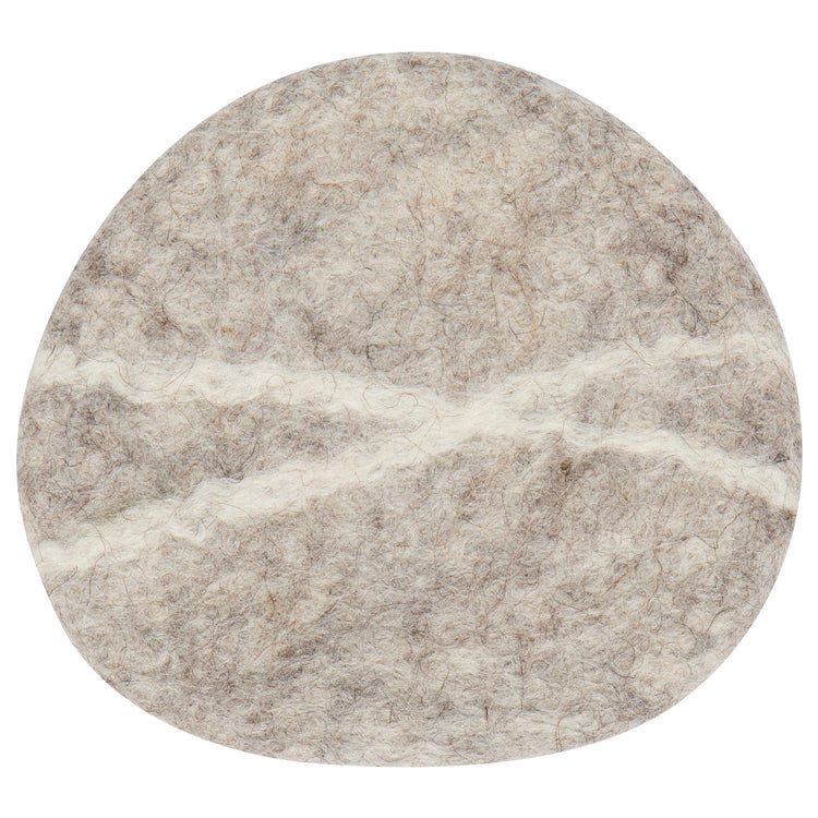 Striato Felt Coaster Set of 4 - Flint