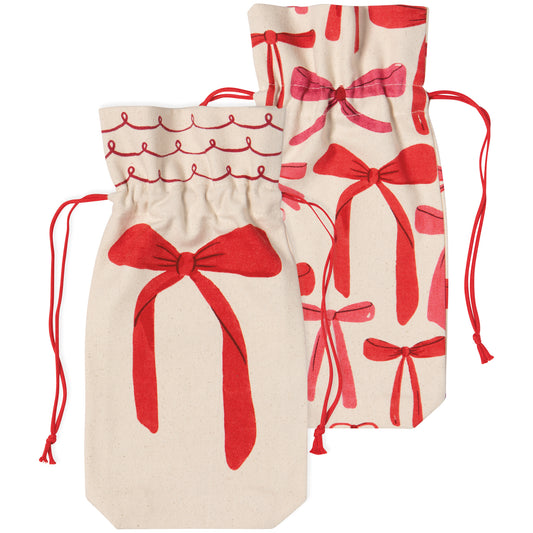 Bowtique Wine Bags Set of 2