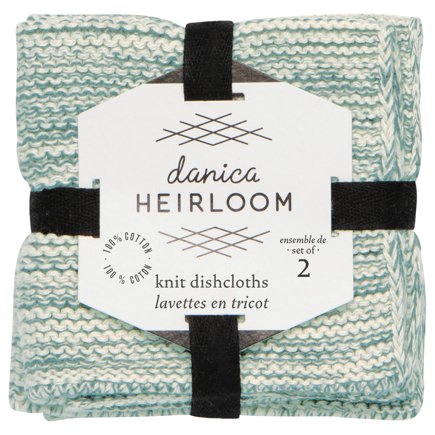 Lagoon Knit Dishcloths Set of 2