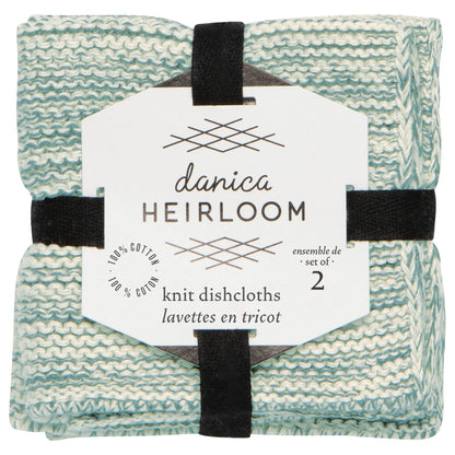 Lagoon Knit Dishcloths Set of 2