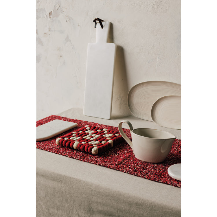 Chili Heather Table Runner