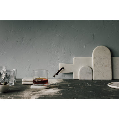 White Marble Arch Serving Board