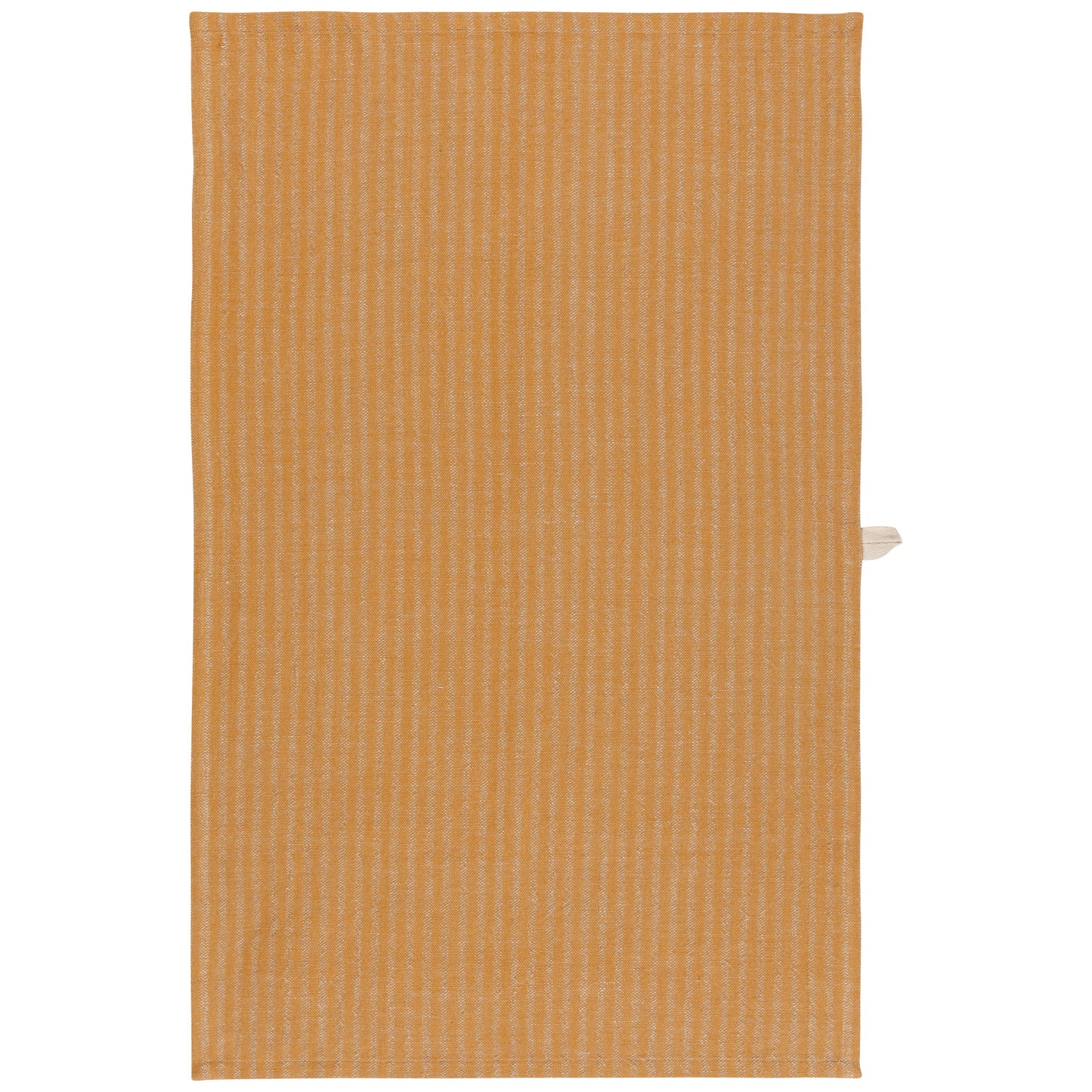 Ochre Stripe Linen-Cotton Dishtowel