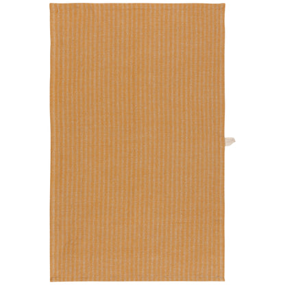 Ochre Stripe Linen-Cotton Dishtowel