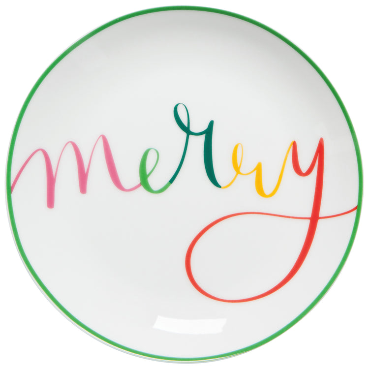 Merry Everything Appetizer Plates Set of 4