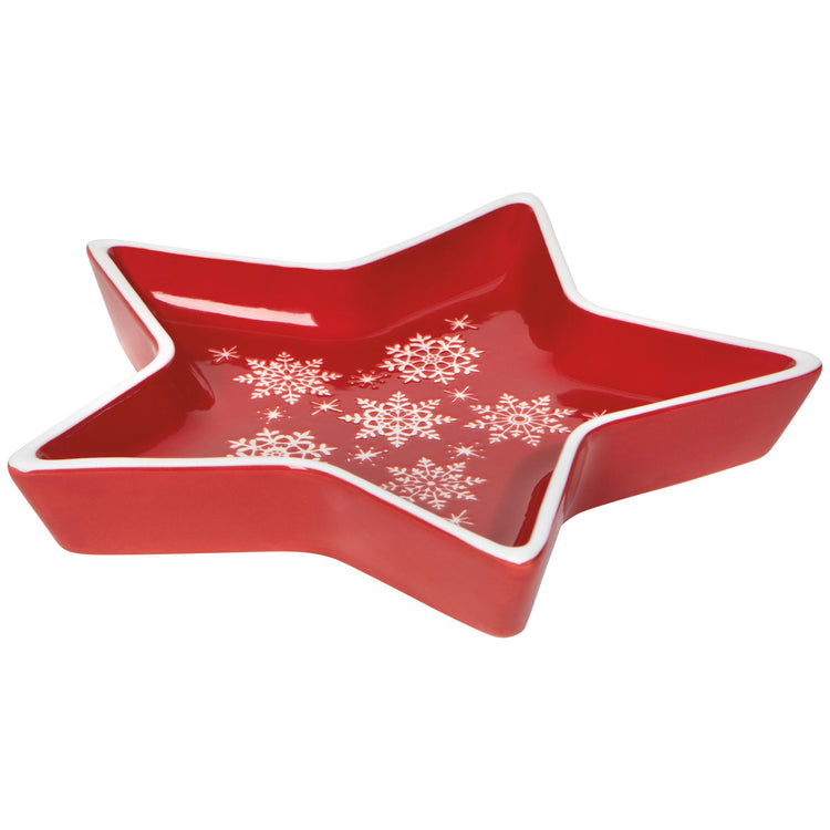 Star Christmas Shaped Tray