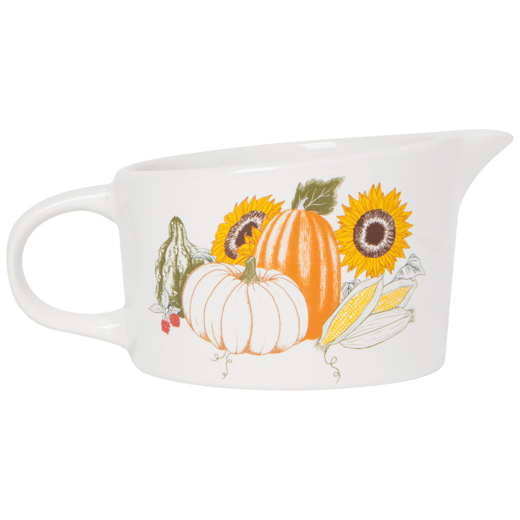 Cornucopia Gravy Boat