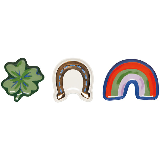 Feeling Lucky Dish Set of 3 Assorted