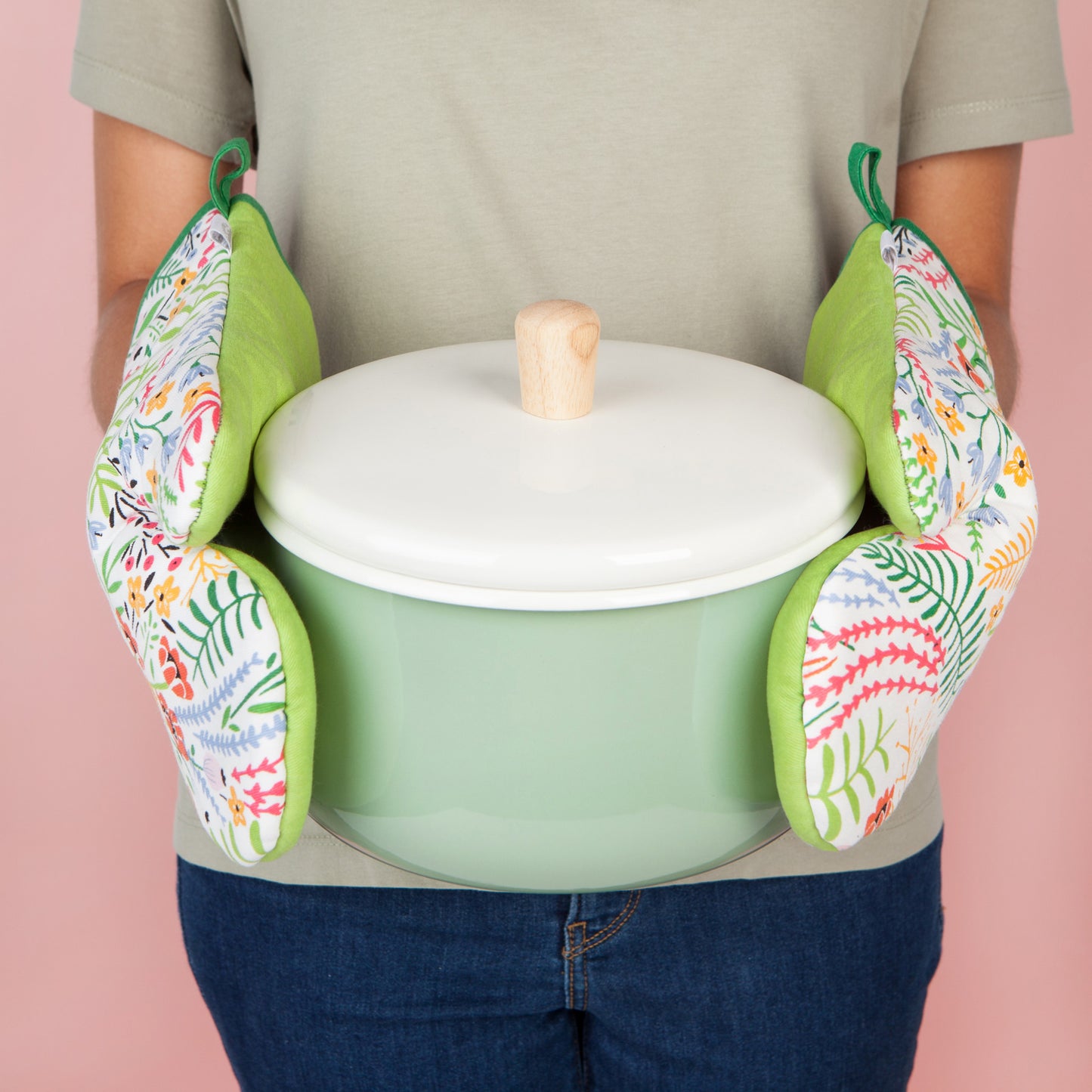 Bouquet Oven Mitts Set of 2