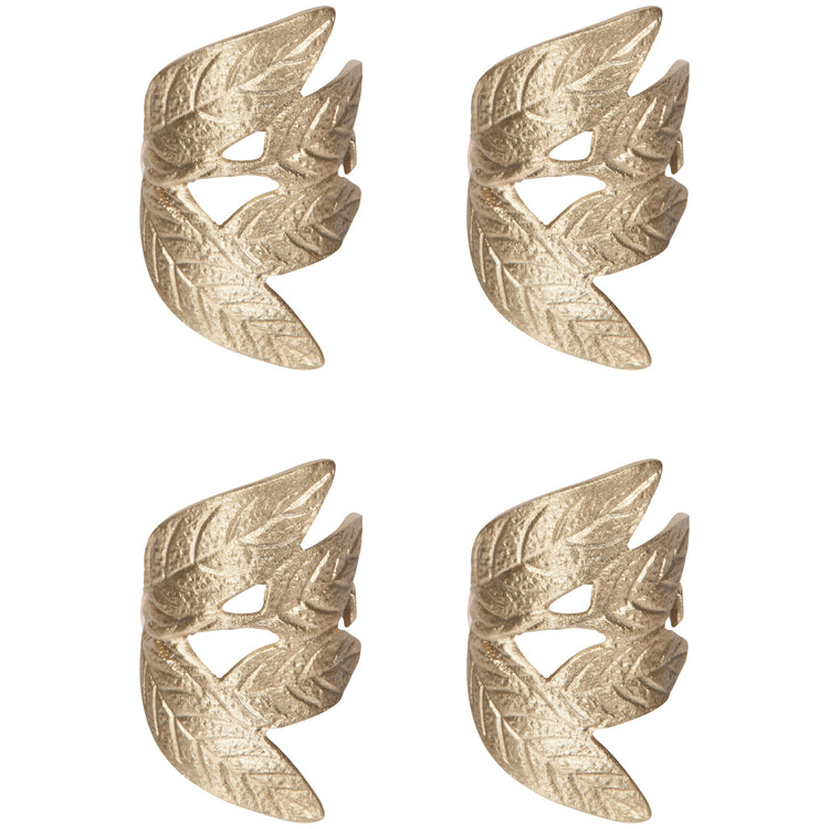 Frond Napkin Rings Set of 4