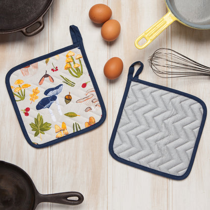 Field Mushrooms Potholder
