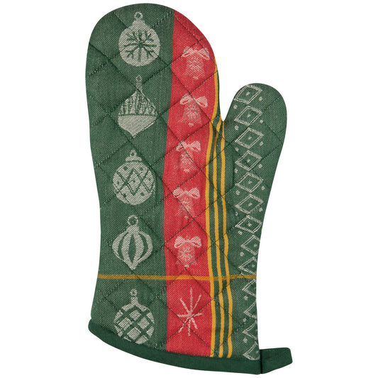 Festive Fir Jacquard Christmas Mitt