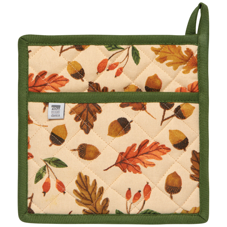 Oak and Acorn Spruce Potholder