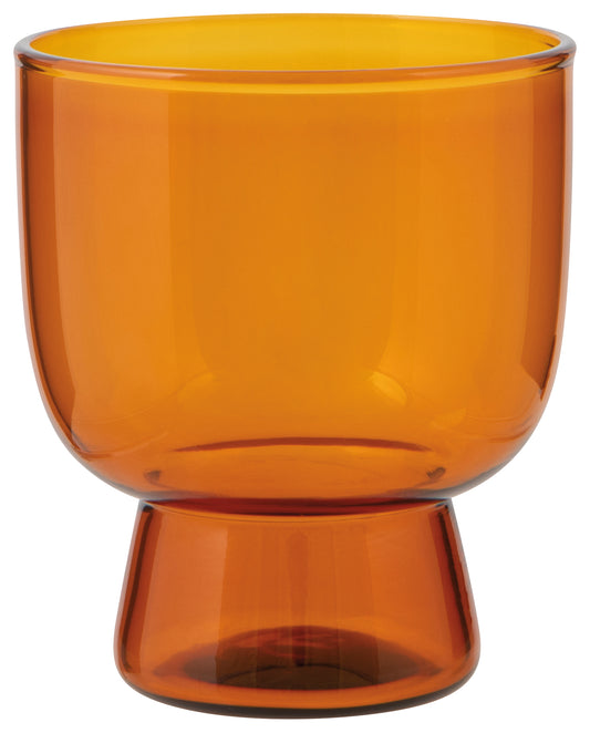 Pedestal Glass 7 oz - Amber