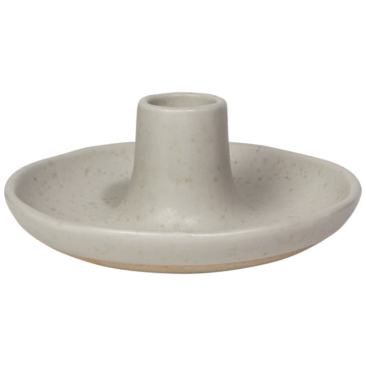 Lumina-Gray Candle Holder