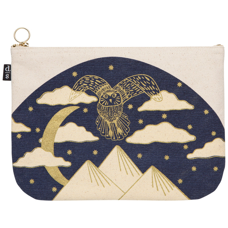 Moonlit Large Zipper Pouch