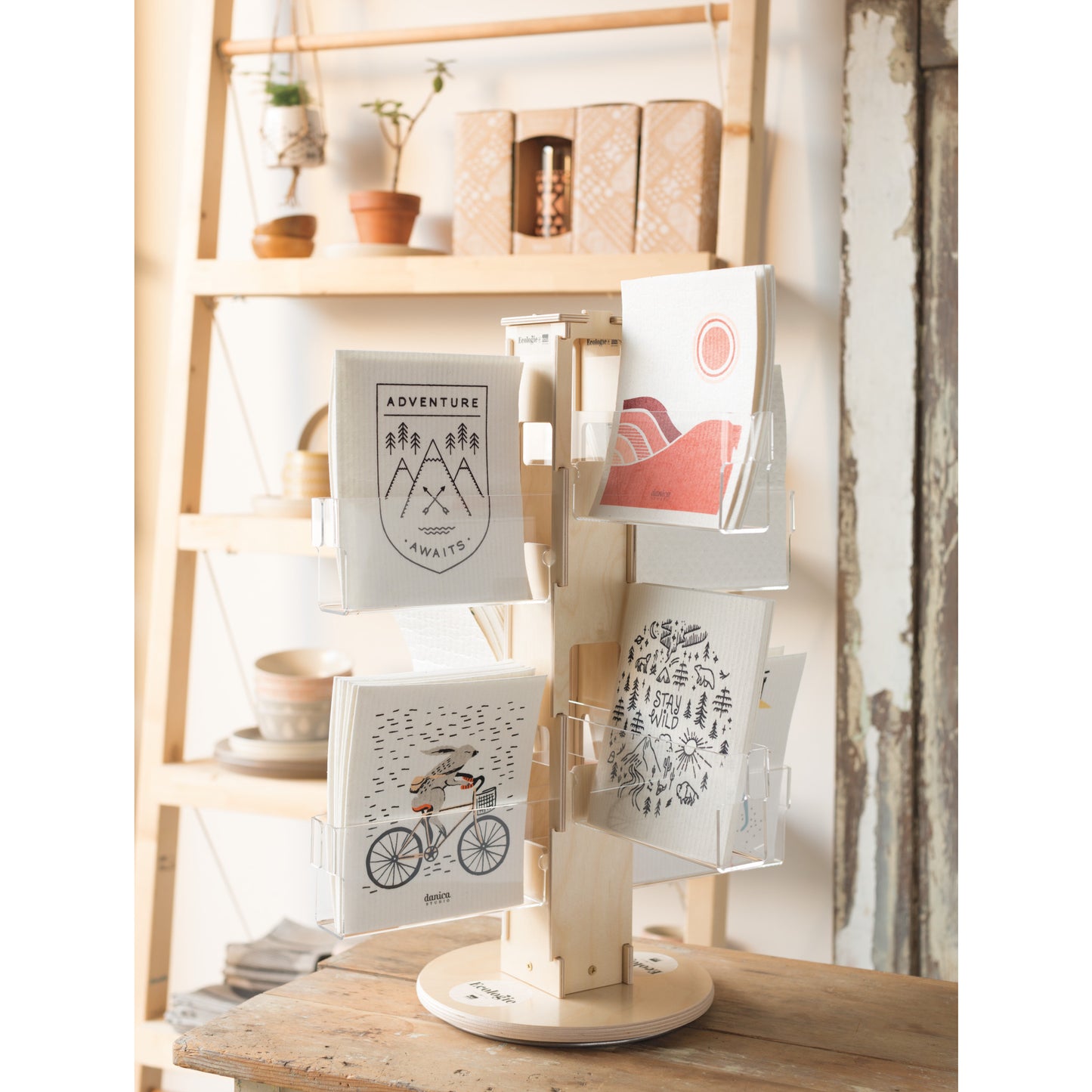Swedish Dishcloth Counter Display