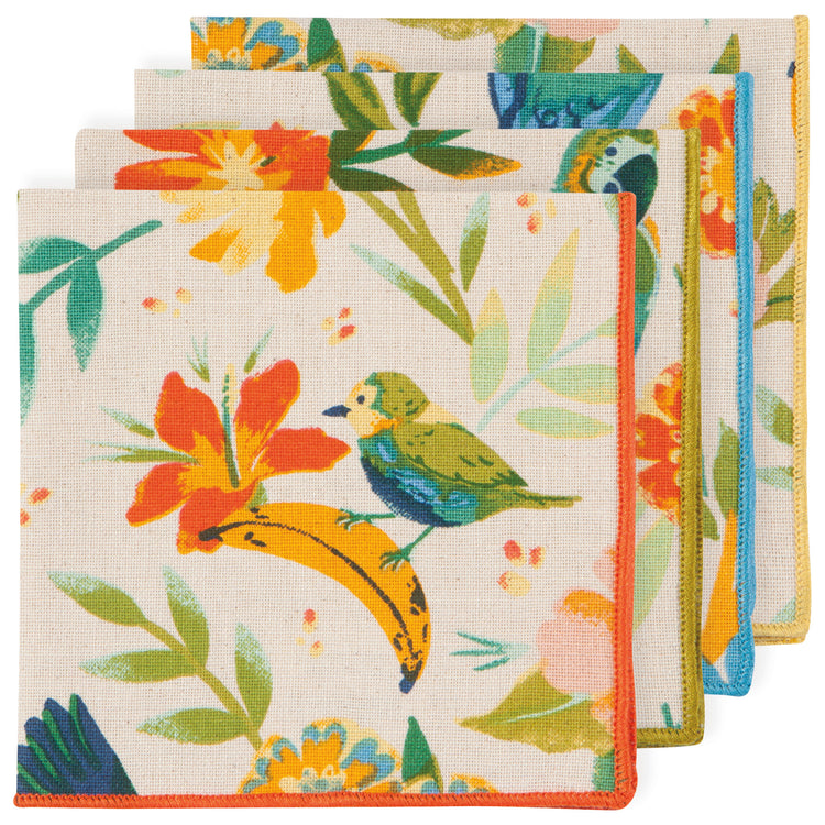 Tropical Trove Cocktail Napkins Set of 4