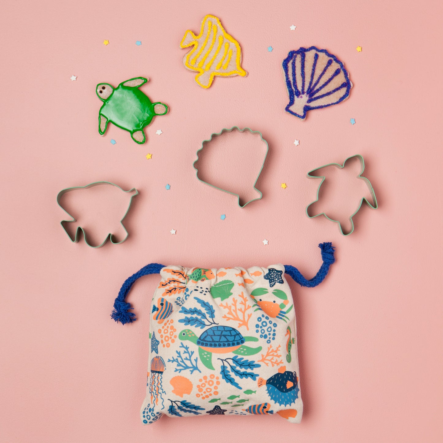 Under the Sea Cookie Cutters Set of 3