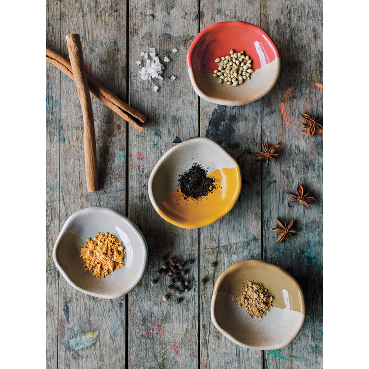 Solar Pinch Bowls Set of 4