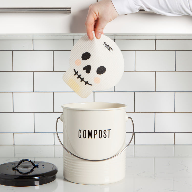 Boo Crew Skull Swedish Dishcloth